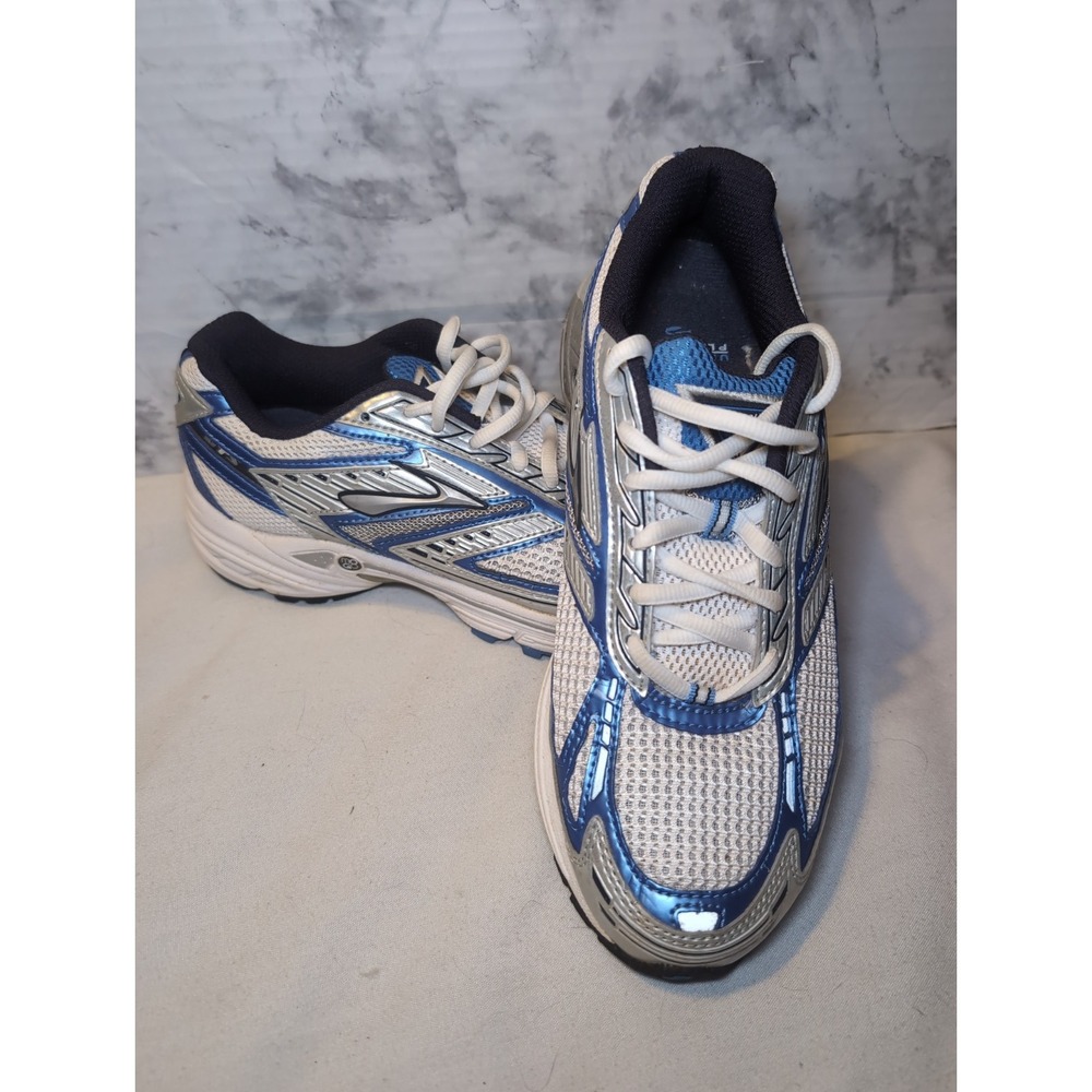 WOMENS BROOKS ADRENALINE GTS 8 RUNNING SHOES SZ 8.5B Blue White